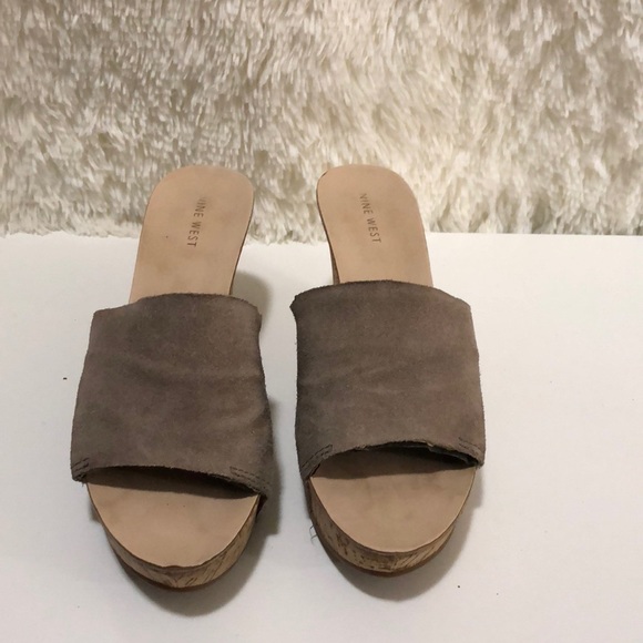 Nine West Grey Wedges - Picture 5 of 7